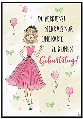 Depesche 0011673-032 - Glückwunsch-Karte zum Geburtstag (neutral), ausgefallene Geburtstagskarte mit Musik, Spruch und beweglichen Elementen, inkl. Umschlag, 14,8 x 21 cm