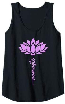 Damen Namaste Lotusblume Yoga Zen Buddhismus Buddha Spirituell Tank Top