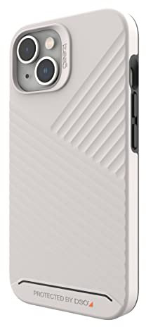 Gear 4 ZAGG Denali Snap D30 Protective Case Compatible with iPhone 14, Hard Case, Shockproof, Wireless Charging, MagSafe, (Gray)