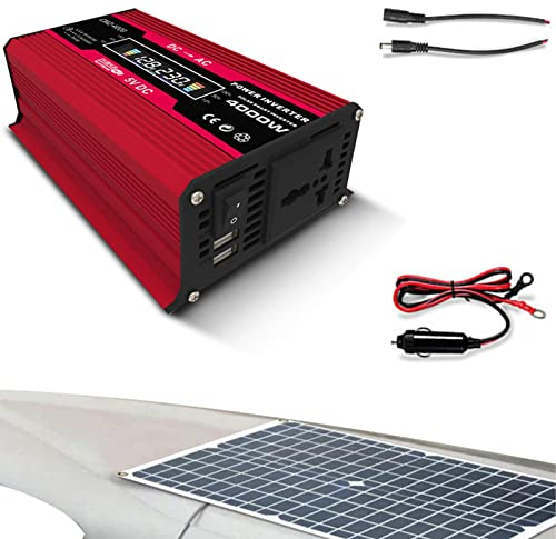Linsition Kit panneau solaire | Centrale électrique avec une prise secteur AC 220 V | Kit solaire mobile monocristallin avec 18 W inclus pour camping-car, camping camping et caravane