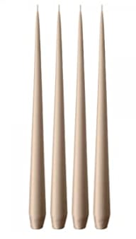 ester & erik Taper Candles, Box, 42cm, 4 Stück, 18 Nougat Note