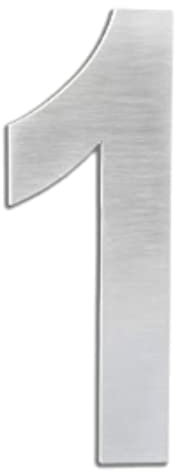 Nakloe - Numero civico esterno - Altezza 8 cm - Numero civico esterno moderno - Numeri civici esterni - Numero civico da esterno - Numeri adevisi