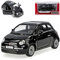 alles-meine.de GmbH FIAT 500 Nuova Schwarz Coupe Ab 2007 ca 1/43 1/36 Kins*mart Modell Auto mit individiuellem Wunschkennzeichen