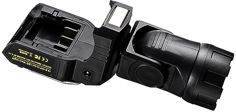 TECKEEN Flashlight Worklight For DeWalt 12V MAX Li-Ion Battery,Flashlight Spotlight LED Work Light Powered by Battery