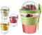 Reusable Yogurt Pots Set of 4 With Lids, Overnight Oats Jar Container with Spoon, 20 Oz 600ml Yoghurt Container, Breakfast Pots To Go, Dishwasher Safe Yogurt Pot Granola Muesli Cereal 100% BPA Fre