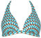 Sunflair Mix&Match Bikinioberteil Triangel mit eingearbeiteten Softschalen mit Muster blau Neckholder