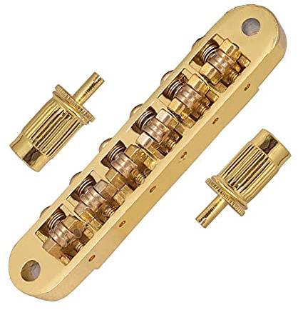 Guitar Tune-O-Matic Roller Saddle Bridge, Metal Guitar Bridge for LP Isoelectric Guitar Repairing