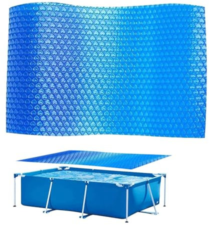 QmjdDymx Swimming Pool Solar Cover 300x200cm Swimming Pool Solar Cover Foldable Dustproof Anti Uv Pool Heat Preservation Film Dustproof Swimming Pool Film