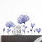 astylishome Wandtattoo Küche Blumen Groß XXL Wandsticker Lotusblume Tapeten Wandaufkleber Wohnzimmer Schlafzimmer Kinderzimmer Babyzimmer Flur Wanddeko 0307