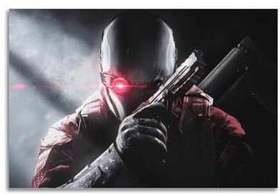 YIHAIKAI Spielposter Call of Duty Black Ops II Silence Poster, dekoratives Gemälde, Leinwand, Wandposter und Kunstdruck, moderne Familienschlafzimmer-Dekoration, Poster, 60 x 90 cm