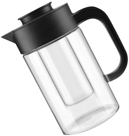 Alipis Water Pitcher Lid Large Flask Glass Tea Kettle Heat-Resistant Easy to Hold