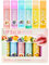 6er-Pack Lippenbalsam-Set Lippenbalsam mit Fruchtgeschmack, Großpackung für Trockene, Rissige Lippen Lang Anhaltende Lippenpflegeprodukte Feuchtigkeitscremes für die Lippen gegen