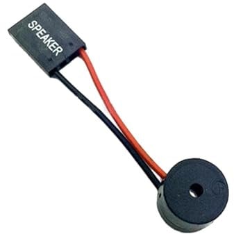 Alarm Buzzer - PC Motherboard Beeper, Computer Case Buzzer Speaker, Code Plug Beep Alarm, Motherboard Buzzer, Computer Repair Accessories for Security Systems and Industrial Control