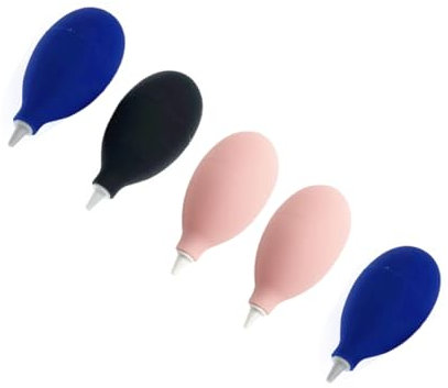 KICHOUSE 5 Stück Kamera saubere Luftblasen Reiniger auspressen blasende Kugel Gummigebläse Saugball aus Gummi Zufällige Farbe