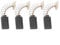 Lot de 4 balais de charbon pour scie à onglet DEWALT série y compris modèles DW705/DW708/DW715 (pièce n° 145323060302)