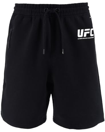 UFC Short Noir Officiel Homme – Short Sport – Licence Training & MMA – Tailles S à XXL