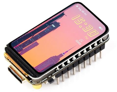 Koolenry ESP32-S3 1.47-Inch Screen Development Board with Five-Point Touch, Supports WiFi and Bluetooth with Onboard Antenna Welded