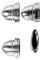 Custom Accessories 16218 Chrom-Ventilkappe.