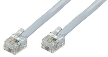 Loops 2m RJ11 Male to Plug Cable - Router/Modem Lead - Broadband Filter Phone ADSL/Fax