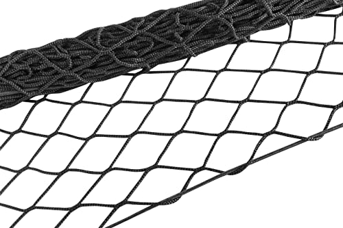 Walser Transportnetz 200x300cm, elastisches Ladungssicherungsnetz, Anhängernetz 3mm Stärke, Gepäcknetz für Anhänger, Hängernetz schwarz