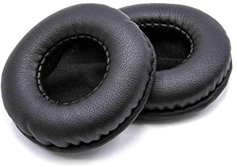 vhbw Ear Pads Ohrpolster-Kissen Ohrmuscheln schwarz 2.6cm 5.5cm kompatibel mit Kopfhörer Headset Mercedes Benz Headphones