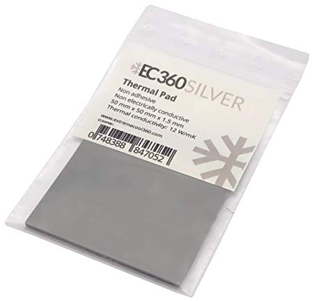 EC360® Silver 12W/mK Almohadilla Térmica (50 x 50 x 1,5 mm)