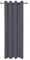 Rollmayer Vorhänge Schal mit Ösen Kollektion Vivid (Grafit 33, 135x260 cm - BxH - 2 er Pack) Blickdicht Uni einfarbig Gardinen Schal für Schlafzimmer Schal
