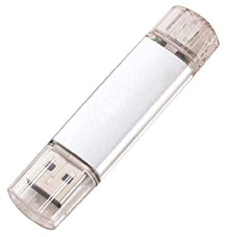 Clef USB 8Go 3 en 1 pour Samsung Galaxy Note 20 Ultra Smartphone & PC Type C Micro USB Cle Memoire 8GB (Argent)