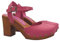 Zoccoli Svedesi in pelle fucsia Made in italy - MY127 FUXIA