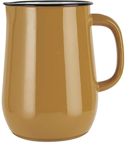 IB Laursen [W] Dzbanek emaliowany żółty m/biały wewnątrz