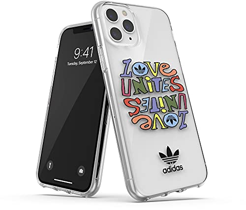 adidas Handyhülle Entwickelt für iPhone 11 Pro Hülle, Fallgeprüfte Hüllen, stoßfeste erhöhte Kanten, Original PU Schutzhülle, Stolz Design