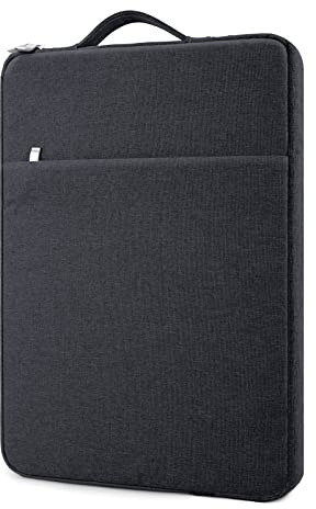 MicaYoung 15,6 Pollici Custodia per Portatile Protettiva Borsa Porta PC Impermeabile Compatibile con 15,6 Pollici Acer Dell Thinkpad Samsung Notebook Chromebook, Nero