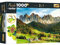 Trefl 10659 Puzzle 1000 Teile, Sorter 6 Schalen, Ordnen, Sortieren, Transportieren und Aufbewahren, Kreative Unterhaltung, Für Erwachsene und Kinder ab 12 Jahren Set 2in1, Schöne Dolomitenlandschaft