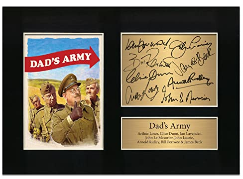 DADS ARMY Autograph Cast Signed Dad's Army Memorabilia A4 Printed Autograph Photo Reproduction Print Picture Display No99