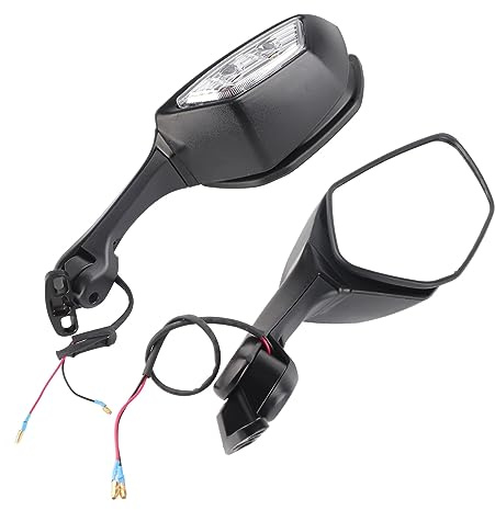 Ersatz-Motorradspiegel für Ninja ZX10R 2011-2015/H2 2014-2015, Motorrad Zubehör Motorradspiegel mit LED-Blinkern