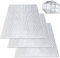 Yakimz Placas alveolares de policarbonato de 4 mm, placas de invernadero de 10,25 m², doble puente de 1210 x 605, protección UV, placa de invernadero para jardín (14 unidades), transparente