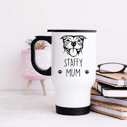 60 Second Makeover Limited Staffy Mum Travel Mug