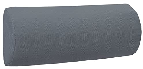 ZQQLVOO Sofa-Kissen Terrassenmöbel-Schaukelkissen Kissen für Terrassenliegen Kopfstütze für Liegestuhl Grau 40 x 7,5 x 15 cm Textilene