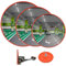 Verkehrsspiegel 30cm Sicherheitsspiegel, Garagenspiegel Einparkhilfe, Verstellbarer Weitwinkel-Blickwinkel, Konvexspiegel für Garage, Straßenspiegel (Unterstützt Innen und Außenbereich)