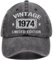 Baseballkappe, Vintage-Stil, 1974, 1973, 1972, 1971, 1970, 1969, 1968, 1967, 1966, 1965, limitierte Auflage, verstellbare bestickte Baseballkappe, 1974, Einheitsgröße