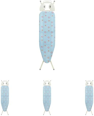 Addis Ironing Board Cover In Floral Blue, fits small to medium Ironing boards up to 111 x 35cm (Pack of 4)