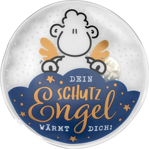 Sheepworld Handwärmer Motiv Schutzengel | Durchmesser 9 cm, runder Handwärmer in Geschenkbox | Geschenk Winter, Weihnachten | 51149