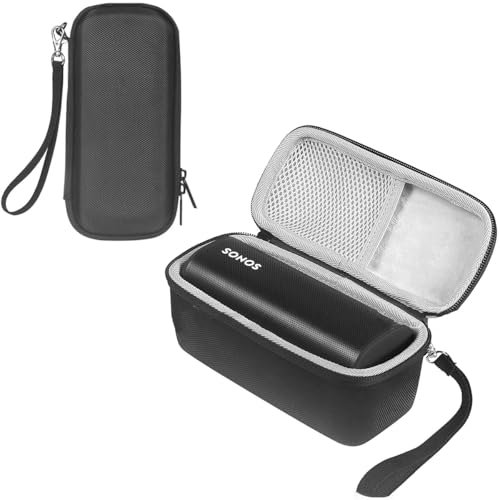 Taoricen Storage Bag Compatible with Sonos Roam 2 / Roam Speaker, Protective Case with Hand Strap, Portable Smart Speaker Accessories