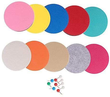 SEWACC Wandaufkleber-set 10 Stück Bunt Memoboard Für Zuhause Büro Wanddekoration Wandaufkleber