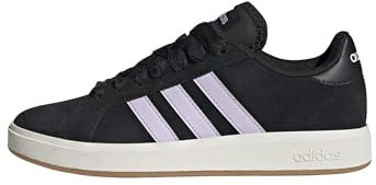 adidas Femme Grand Court Base 00s Shoes, Core Black/Ice Lavender/Off White, 40 2/3 EU