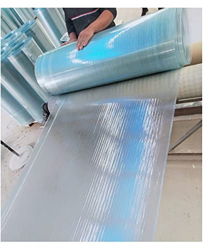 Pannello trasparente in policarbonato per serra da giardino, facile da piegare e tagliare, per pergola, balcone, parabrezza 120 x 68 cm