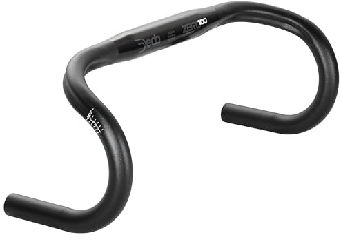 Deda Elementi Zero100 Handlebars, Black On Black (BoB), Deep Drop, 44cm