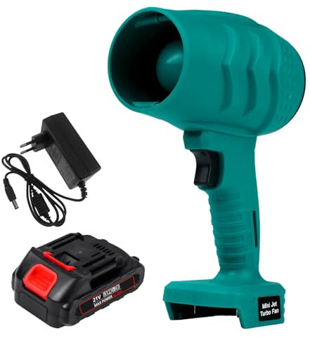 Superstarker Turbo-Ventilator, 35000 U/min, Handstürme, Turbo-Ventilator, 21 V, universelles kabelloses Luftgebläse, für Auto, Garten, Straßenreinigung