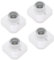 DIYEAH 4Pezzi Portalampada Vite Ceramica Basi Leggere Piatto Adattatori Resistenti per Lampadari Moderni e Vintage Compatibili con Illuminazione