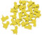 Supvox 20 Stück Brettspiel-schachfiguren Zubehör Für Brettspiele Schachbrett Schach Für Brettspiel Spielmarken Spielkomponente Spielzubehör Tischmarker Holz Yellow